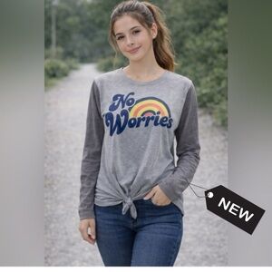 Made right cropped long sleeve no worries